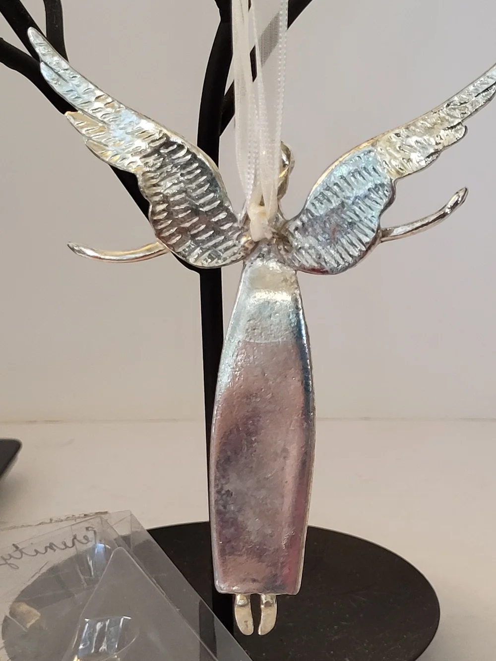 Midwest Of Cannon Falls Pewter Angel Hanging Ornament  Mother Teresa Quote